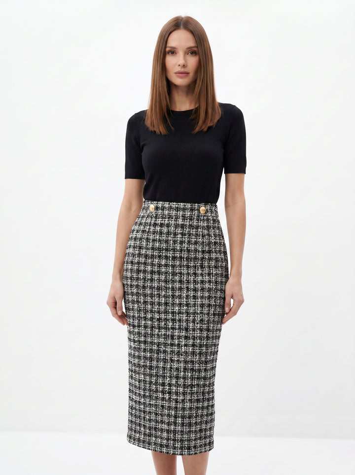 Tweed-Rock – Britische Eleganz