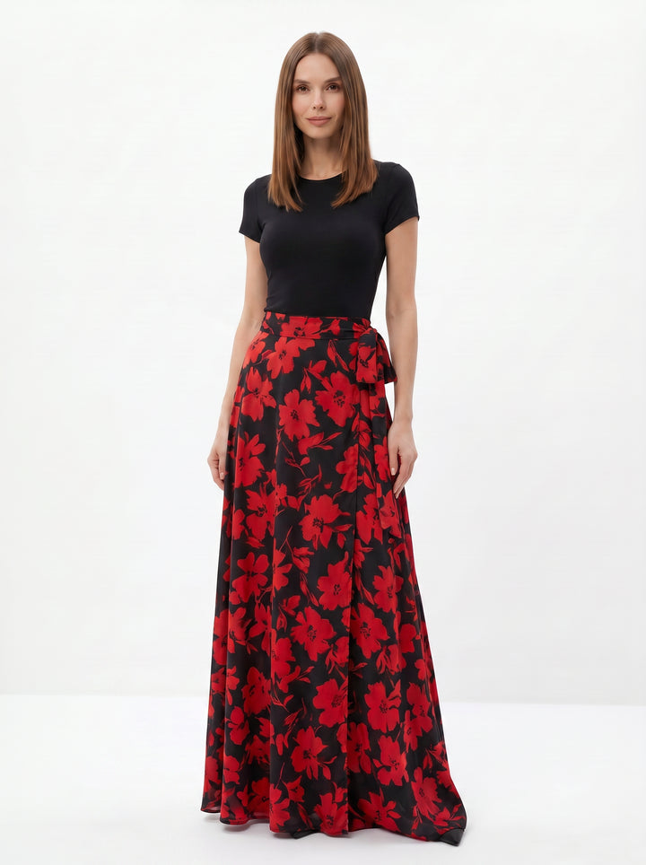 Blumen-Wickelrock – Sommerliche Eleganz